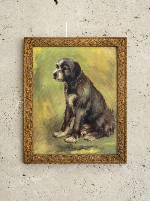 View featured artwork Chien de berger, assis (D’après Rosa Bonheur) by Louise Sartor