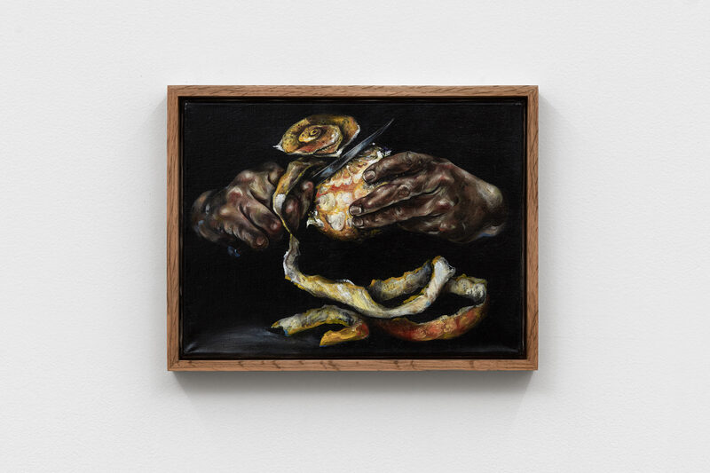 Featured artwork Way of peeling an orange IV by Karla Kaplun