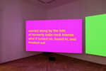 SM BNGRZ.04–06 by Tony Cokes – installation view