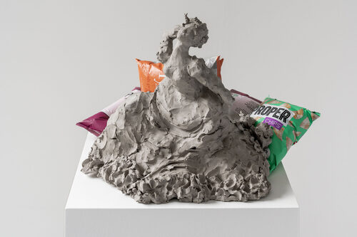View featured artwork Fainter on posh crisps (Chorizo, Sour Cream & Chive, Prawn Cocktail) by Nicole Wermers