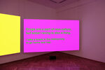 SM BNGRZ.04–06 by Tony Cokes – installation view