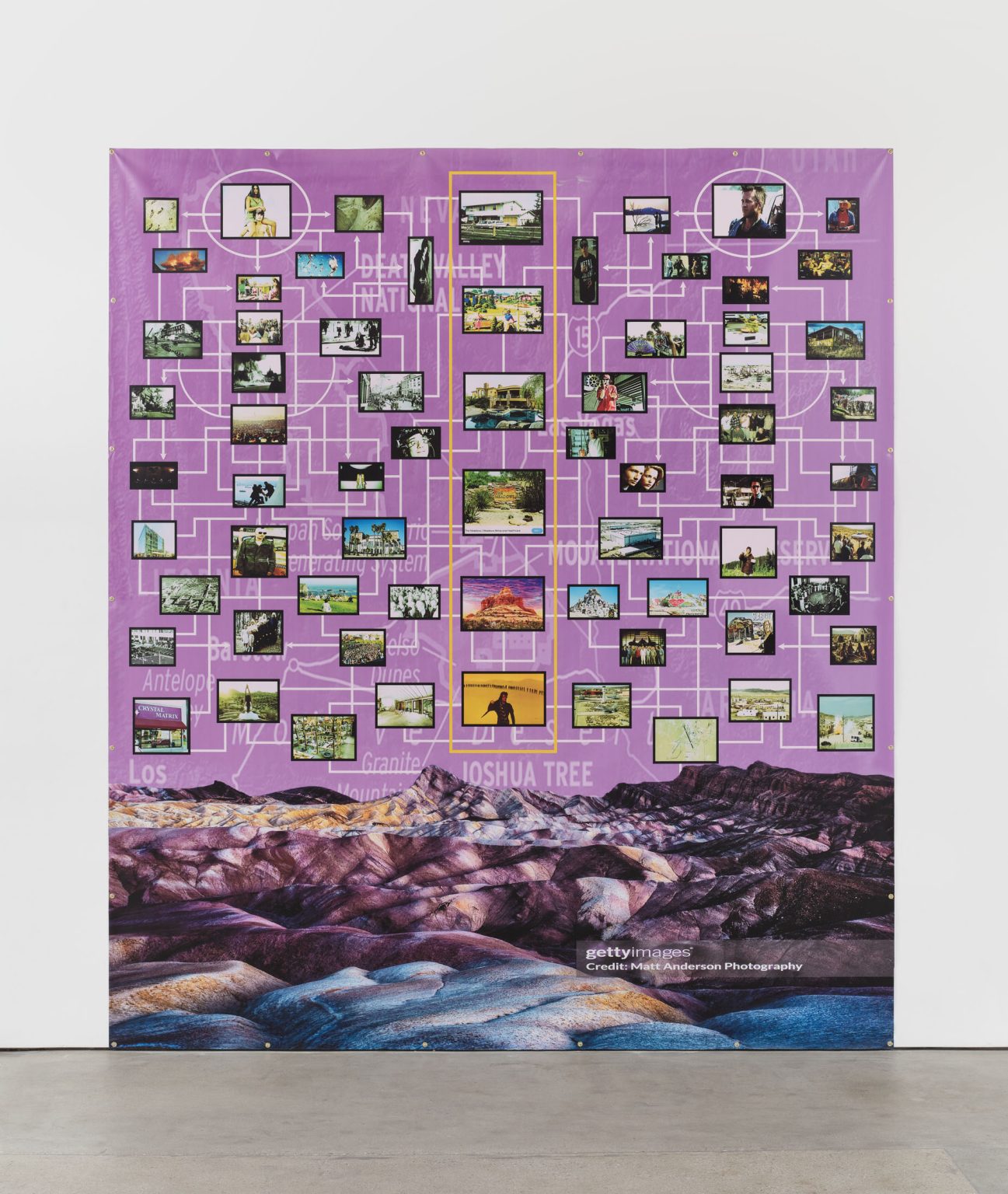 Image gallery Dérive D.1 (Zabriskie Point, Fort Irwin National Training Center and The Salton Sea) by Nick Angelo – installation view