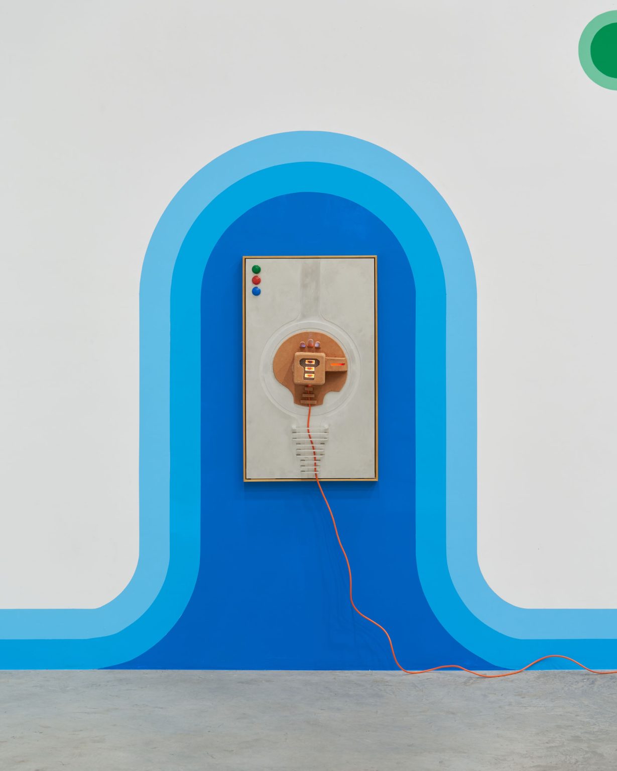 Siren VII (Helm) by Rafał Zajko – installation view