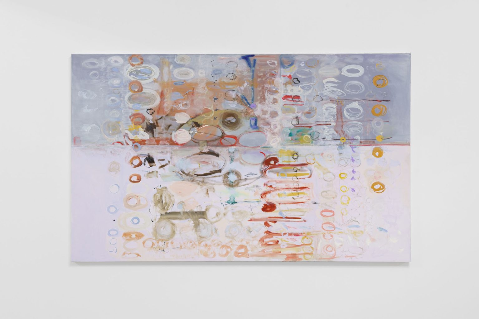 Discharge Painting 1 by Laura Langer