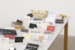 Stolen Reserved Signs (1991 – 2021) by Mauricio Guillén – installation view