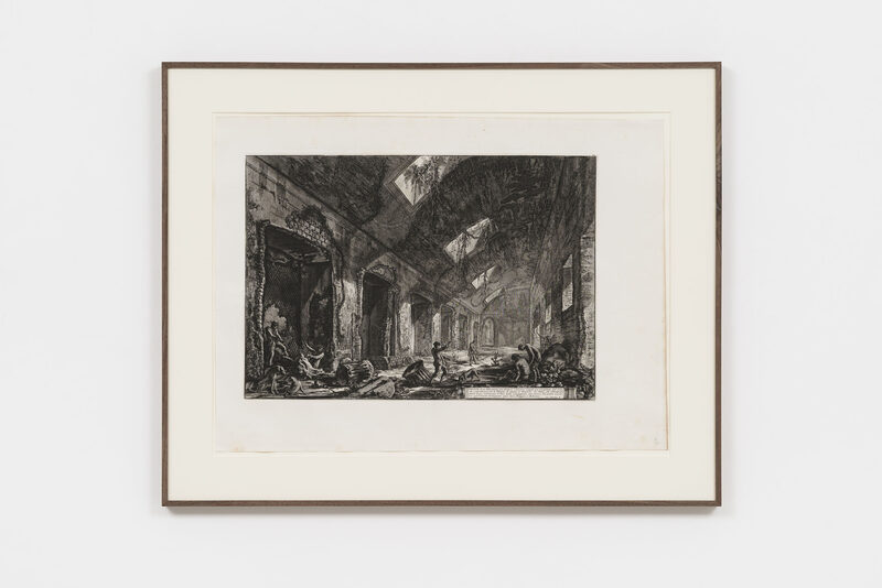 Featured artwork Capricci (Villa Adriana: il cosiddetto eliocamino disegnato da Giovanni Battista Piranesi) by Luca Vitone