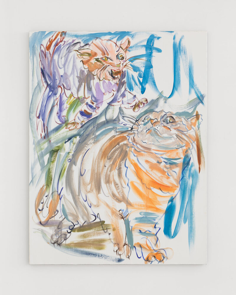 Featured artwork Riña de gatos (6) by Laura Larraz