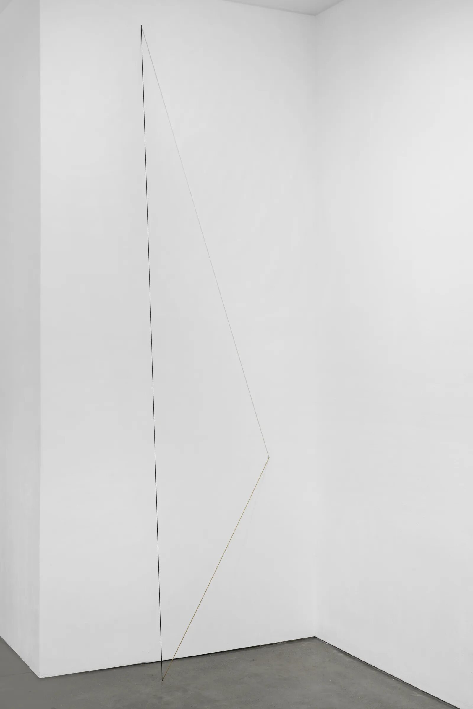 Image gallery Untitled (Triangle) by Fred Sandback – installation view