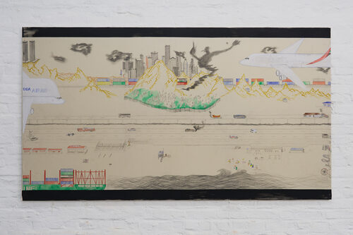 View featured artwork (Untitled) LiminalSpace-LA24/25 by Joram Schön