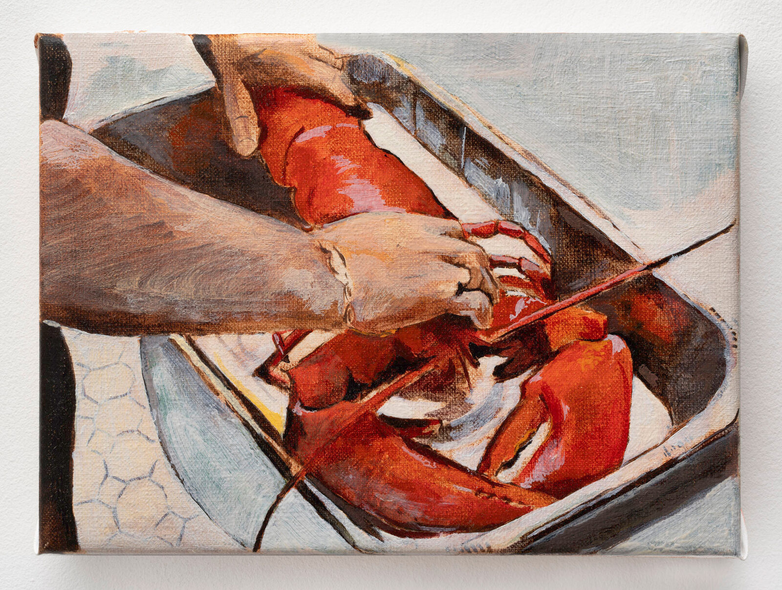 Preservation of a lobster by Robin Phoenix Whitehouse