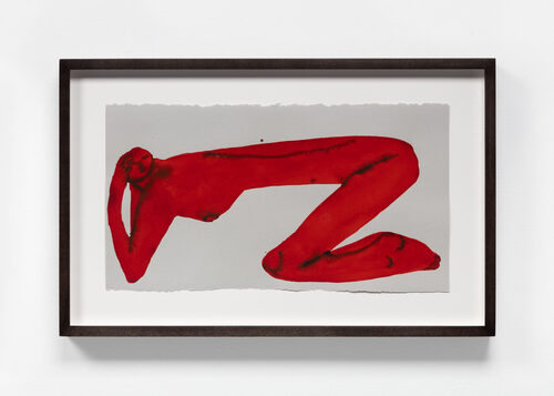 View featured artwork Volcanic Red Nude on All Fours by Emma Kohlmann
