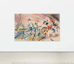 Paula Modersohn Becker malt Rilke in Paris by Sophie von Hellermann – installation view
