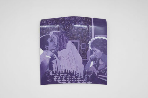 View featured artwork Chess Scene by Victoria Colmegna