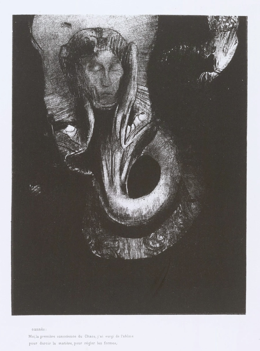 Image gallery Oannes by Odilon Redon