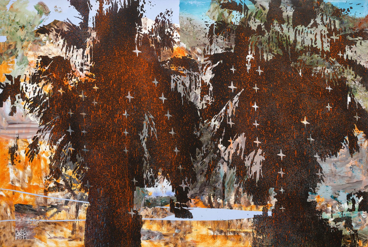 Two Palms, to the Sea by Hou Zichao