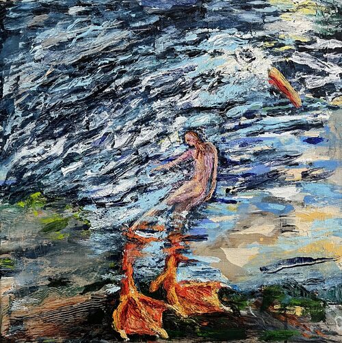 View featured artwork GHOST GOOSE AGAIN by Lore Heller