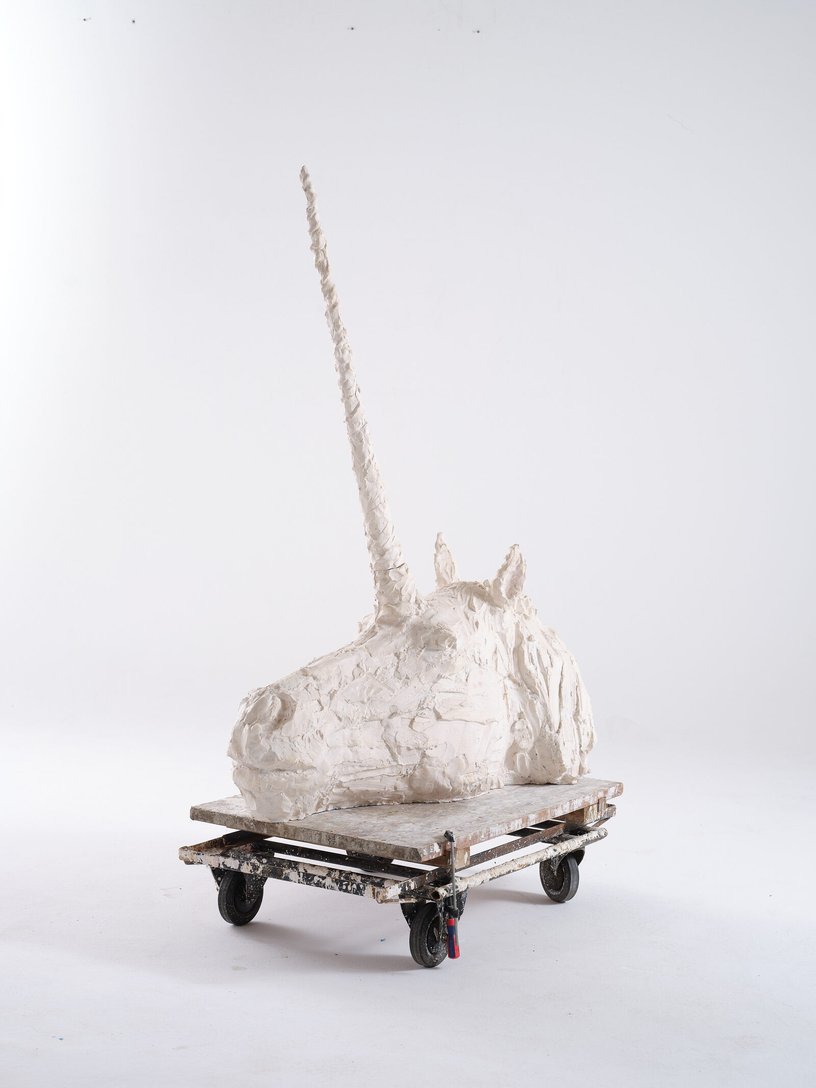 Trophy, acrylic resin, 160 x 114 x 42 cm, 2017 by Nikola Vrljić