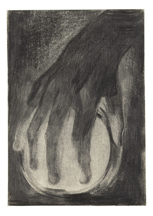 View featured artwork In Glory (hand reaching in darkness) by Richard Maguire