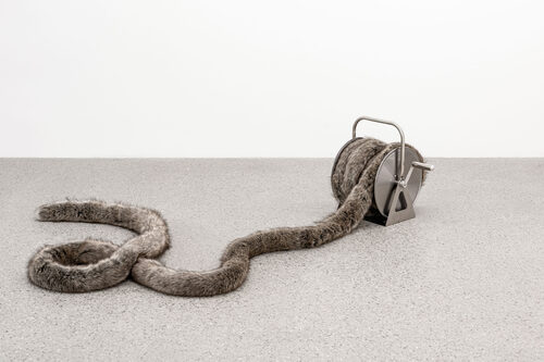 View featured artwork Domestic Tail (brown grey, 10m) by Nicole Wermers