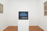 TV Text & Image (SELF-CENSORSHIP) by Gretchen Bender – installation view