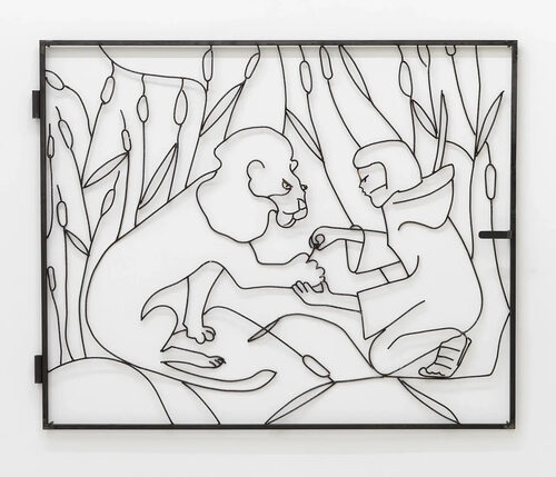 View featured artwork St. Jerome and the Lion by Lin May Saeed
