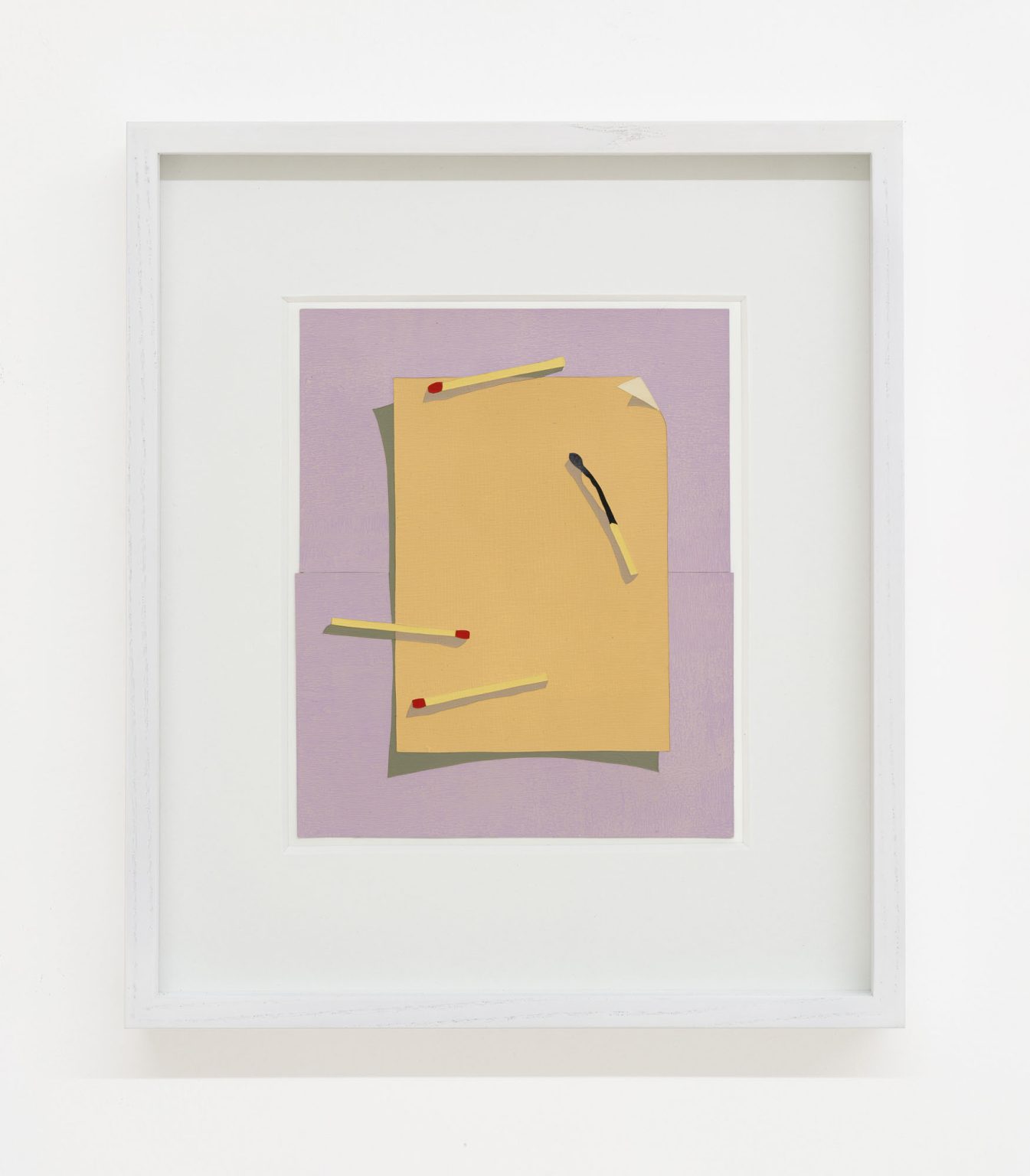 Image gallery Trompe L'oeil no. 12 (Matches on Orange) by Anthony Iacono