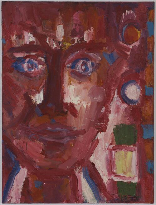 View featured artwork Head (Self, red) by Helmut Middendorf