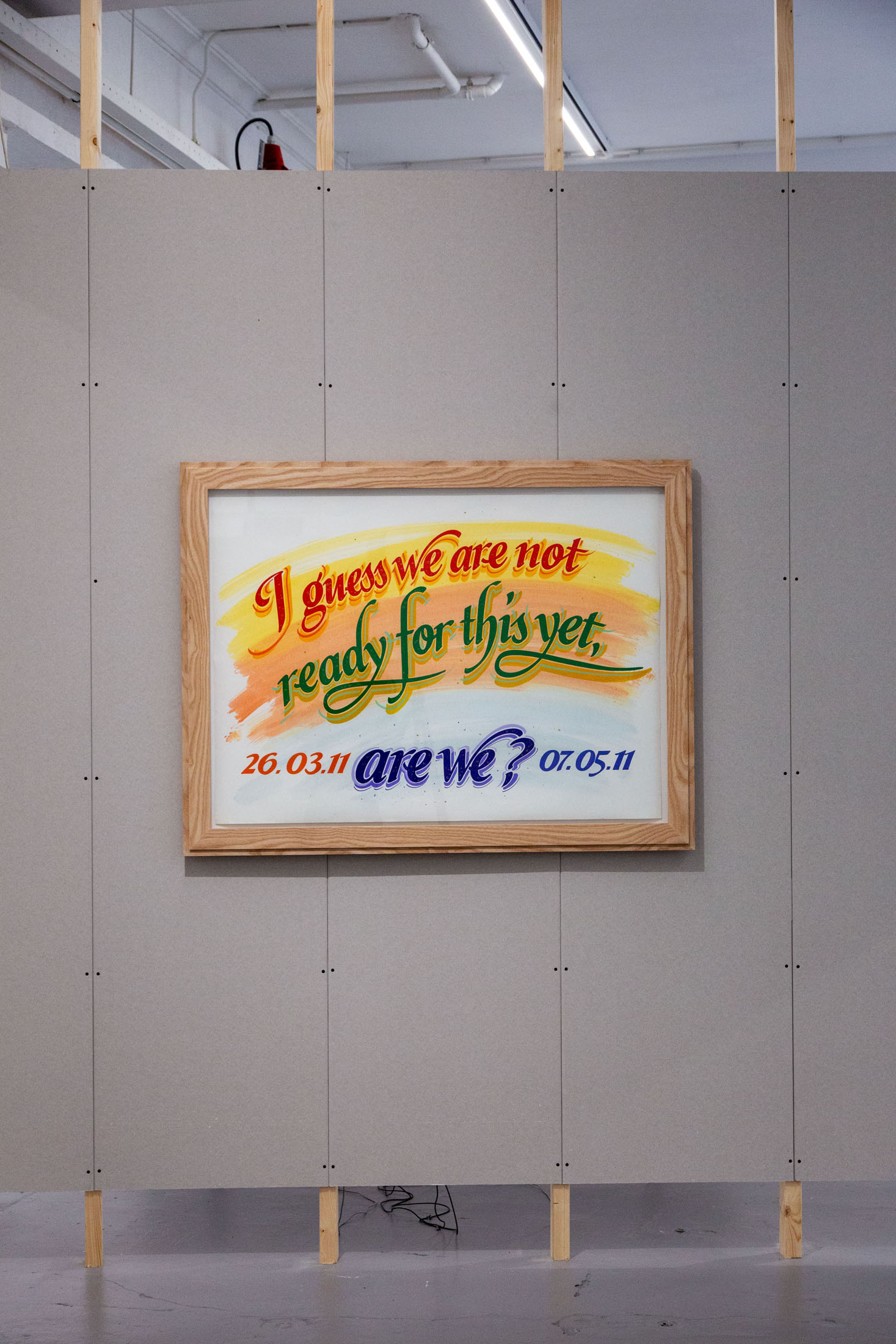 Image gallery I guess we are not ready for this yet, are we? by Rory Pilgrim – installation view