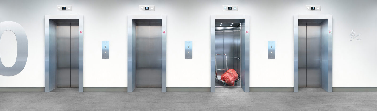 Image gallery Back-office, Elevators by Fañch Le Bos