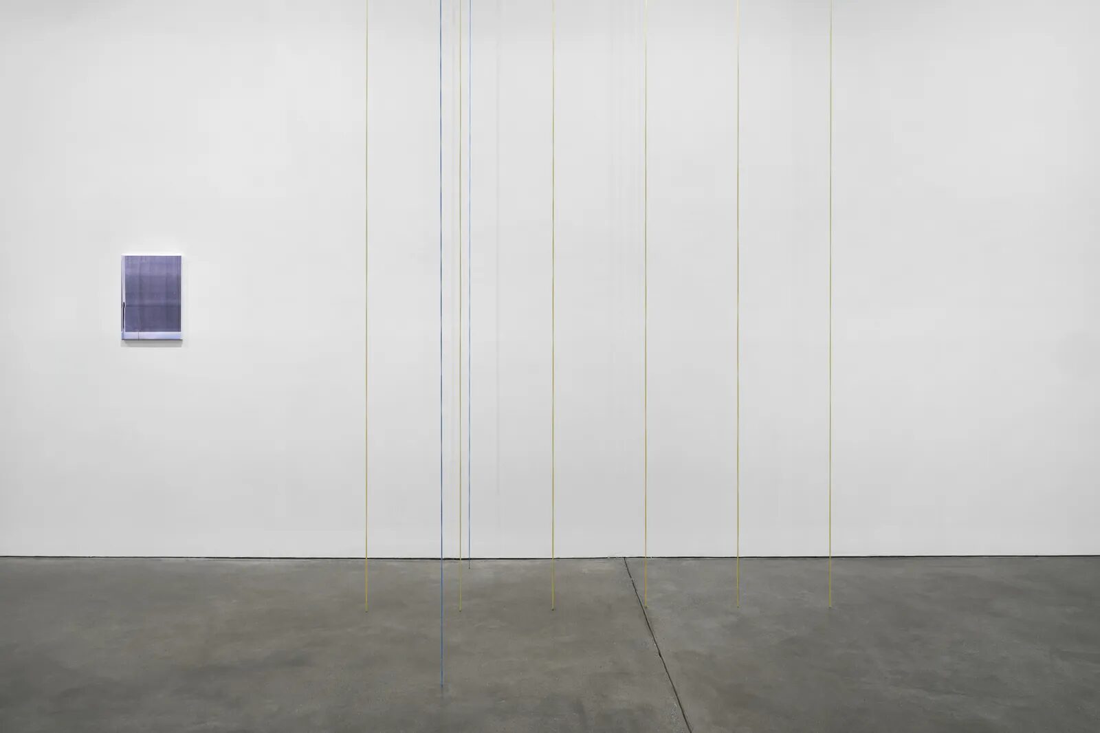 Untitled (Sculptural Study, Eight-part Vertical Construction) by Fred Sandback