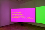 SM BNGRZ.04–06 by Tony Cokes – installation view