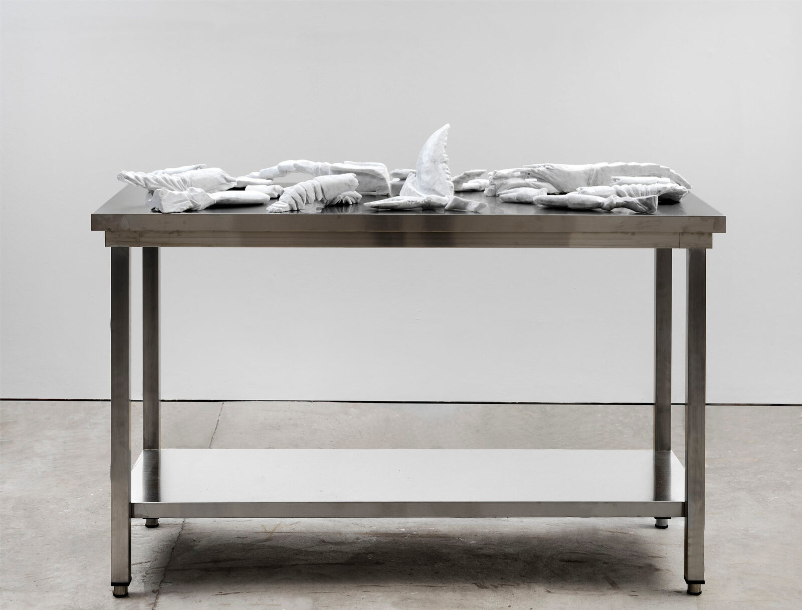 Image gallery Still life with marble lobsters – installation view