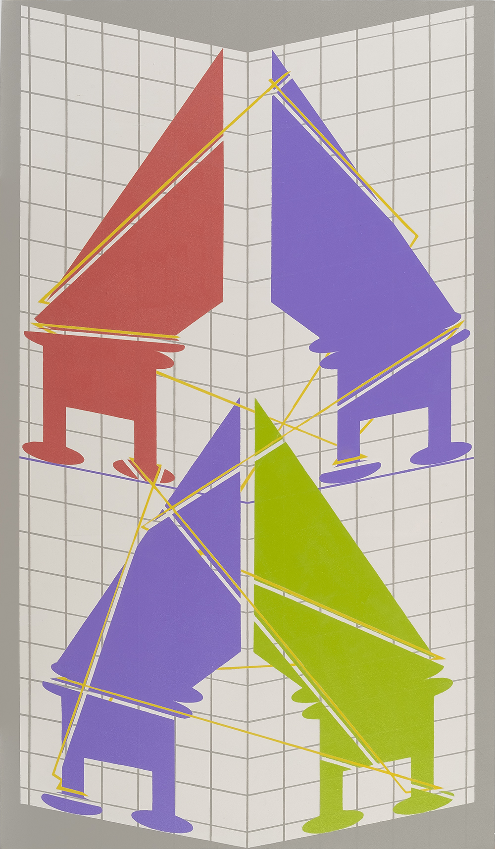 H Is Supported by Themselves on the Violet Line (Man Ray and I Talked to Each Other) by Minoo Emadi