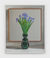 Still life with mirror, Irises by Michael Wilkinson