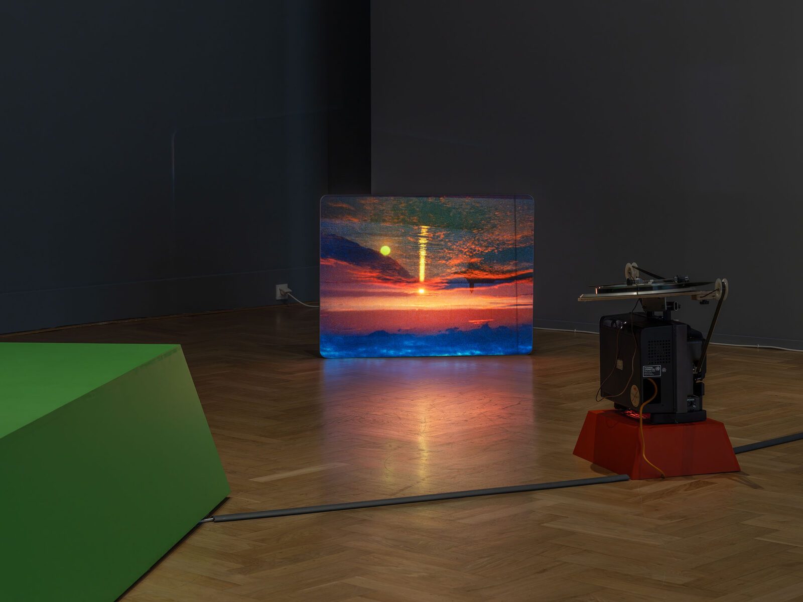 Behold, a pale horse! (where the sun sets) by João Maria Gusmão – installation view