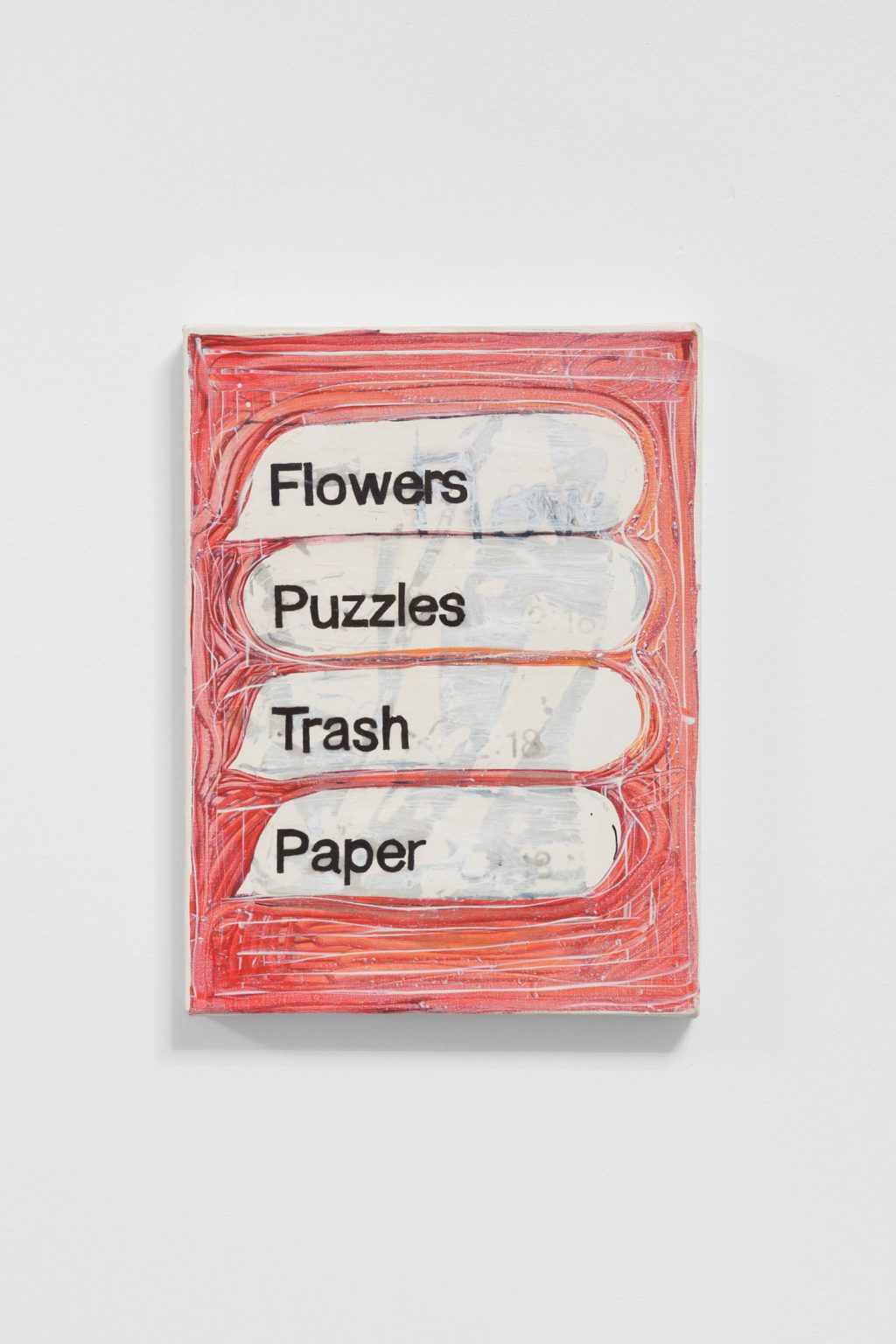 Flower, Puzzles, Trash, Paper by Laura Langer