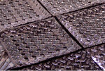 Diamond Flex-Lok industrial mat with holes by Abed Elmajid Shalabi – detail view