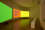 SM BNGRZ.04–06 by Tony Cokes – installation view