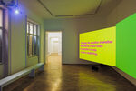 SM BNGRZ.04–06 by Tony Cokes – installation view