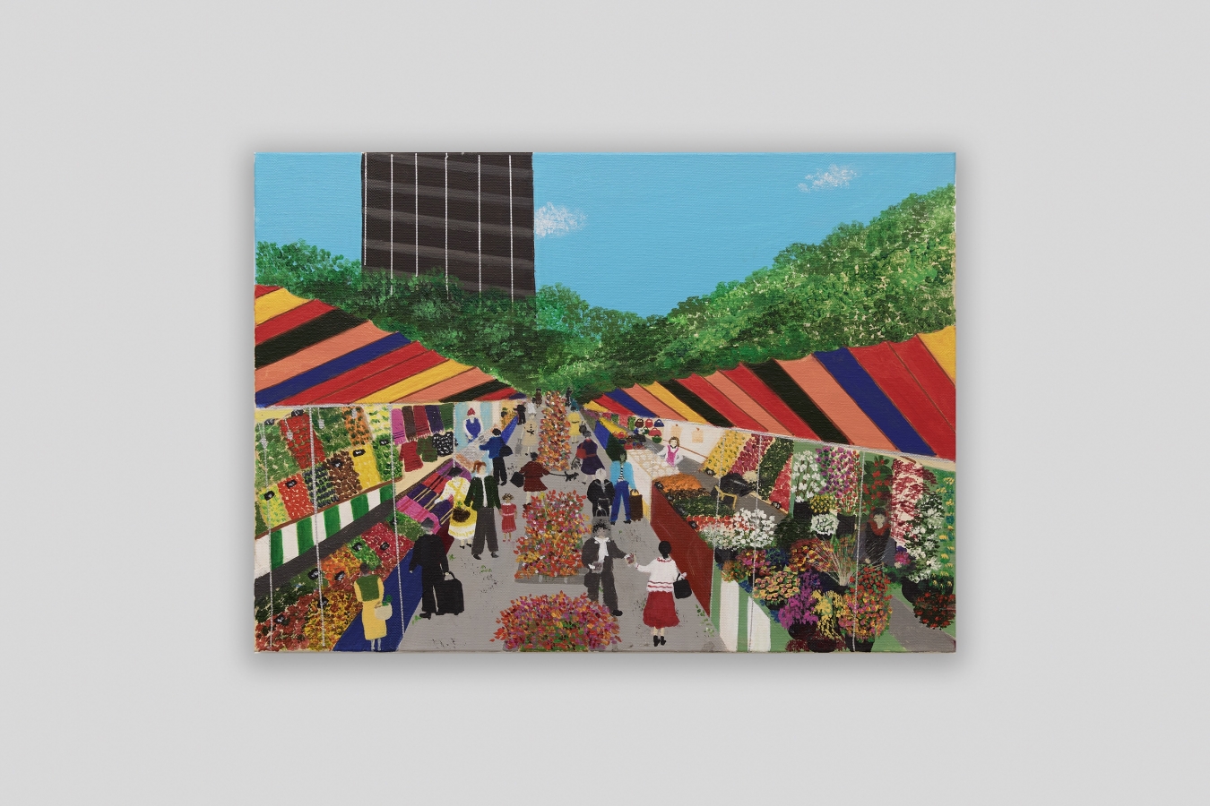 Le marché by Françoise Lapeyre