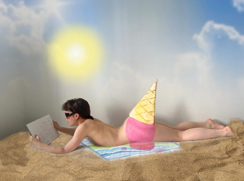 Featured artwork It’s too hot today by Maya Golyshkina