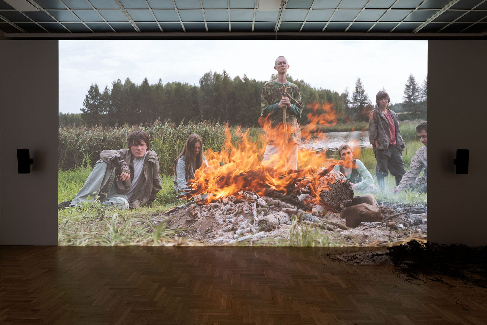 Neophyte III: On the Eve of the Shortest Night (still) by Jura Shust – installation view