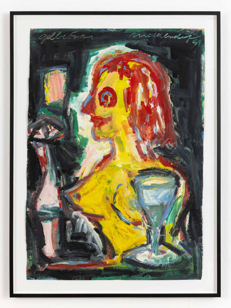 Featured artwork Gelbe Frau by Helmut Middendorf