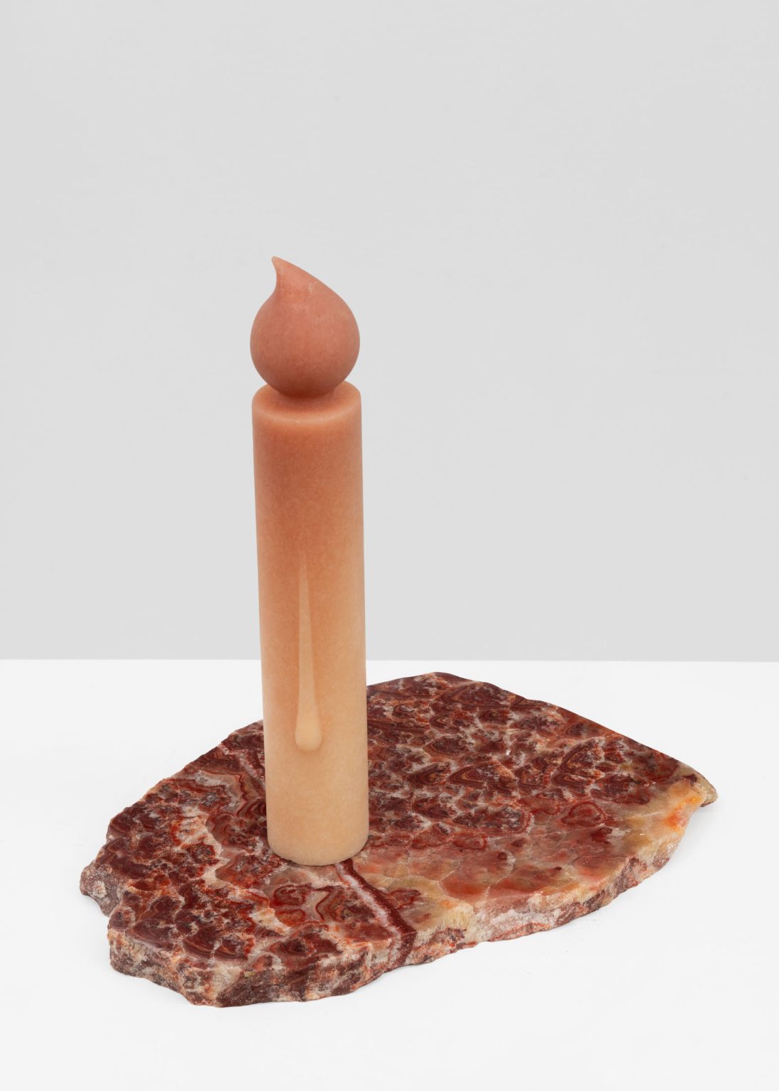 Untitled (pink slipper flame) by Fin Simonetti