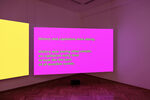 SM BNGRZ.04–06 by Tony Cokes – installation view
