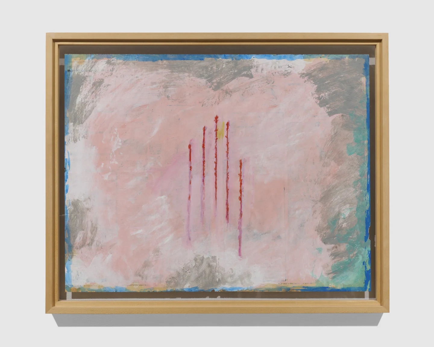 Image gallery Untitled (Five Vertical Red Lines) by Paul Thek