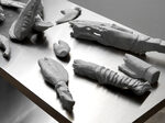 Still life with marble lobsters – detail view
