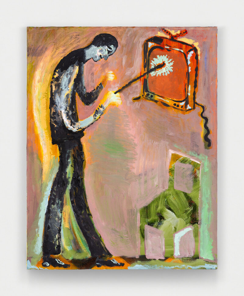Featured artwork Stray Voltage Leaping by Karen Barbour