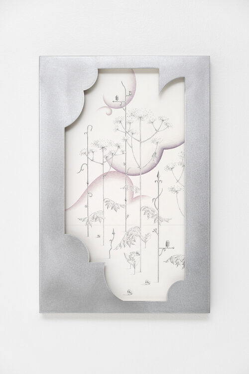 View featured artwork Fading Voltage, Cow Parsnip and Lily of the Valley by Anna Mari Liivrand