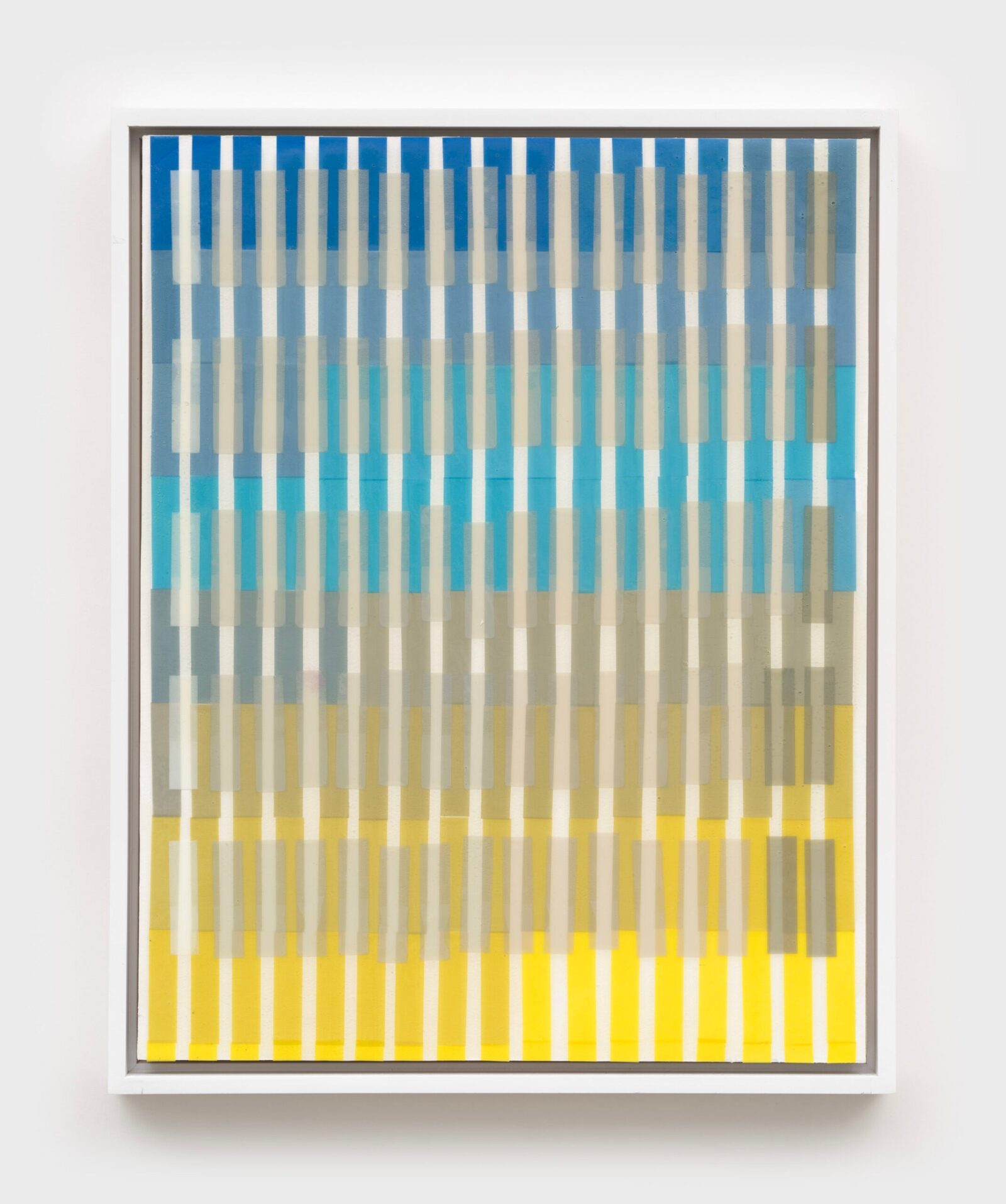 Shopping (Blue, Yellow, Gray) by Sara Greenberger Rafferty